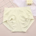 thumbnail image 2 of Aayomet Culotte Femme Taille Haute Bikini Unie (Vert, Taille Unique), 2 of 5