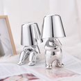 thumbnail image 4 of Golden Man Table Lamp | Fun Table Lamp Night Light Thinkers Lamp Art Decor | Decorative Sculpture Home Ornament Table Lamp, 4 of 8