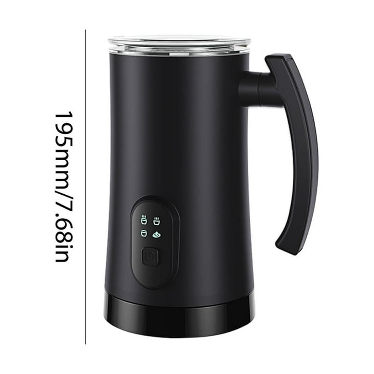 Bxingsftys 4-in-1 Electric Milk Frother Auto Shut-off 11.8Oz/350ML Milk  Steamer Tem Control