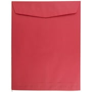 JAM Paper & Envelope 10 x 13 Catalog Envelopes, Red, 50 per Pack