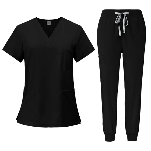 Multicolor Unisex Short Sleeved Pharmacy Nurse Uniform Hospital Doctor Workwear Oral Dental Surgery Uniforms Medical Scrubs Sets