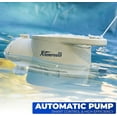 thumbnail image 3 of XtremepowerUS Automatic Swimming Pool Cover Pump, 115V, 1/2 HP, 1743GPH, With 3/4" Check Valve Adapter & 25' Cord, For Pool, Hot Tubs, Rooftops, Water Beds & More, 3 of 7