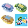 thumbnail image 2 of Leakproof Double Layer Soap Case Bathroom Soap Organizers Box With Cover And Ventilation Drain Holes for Countertop Use, 2 of 11
