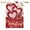 Red 28X40", variant on Happy Valentines Day House Flag 28x40 Inch Double Sided for Outside Large Burlap Love Hearts Red Holiday Yard Decoration CF1683-40
