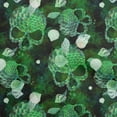 thumbnail image 1 of oneOone Cotton Poplin Green Fabric Skull Quilting Supplies Print Sewing Fabric By The Yard 56 Inch Wide, 1 of 6