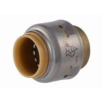 SharkBite U514LFA End Cap Pack, 1/2 in, Push-Fit, Brass