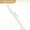 thumbnail image 4 of OULII 100pcs Cool Straws Beige Wheat Straw Reusable Straws For Party Use, 4 of 4