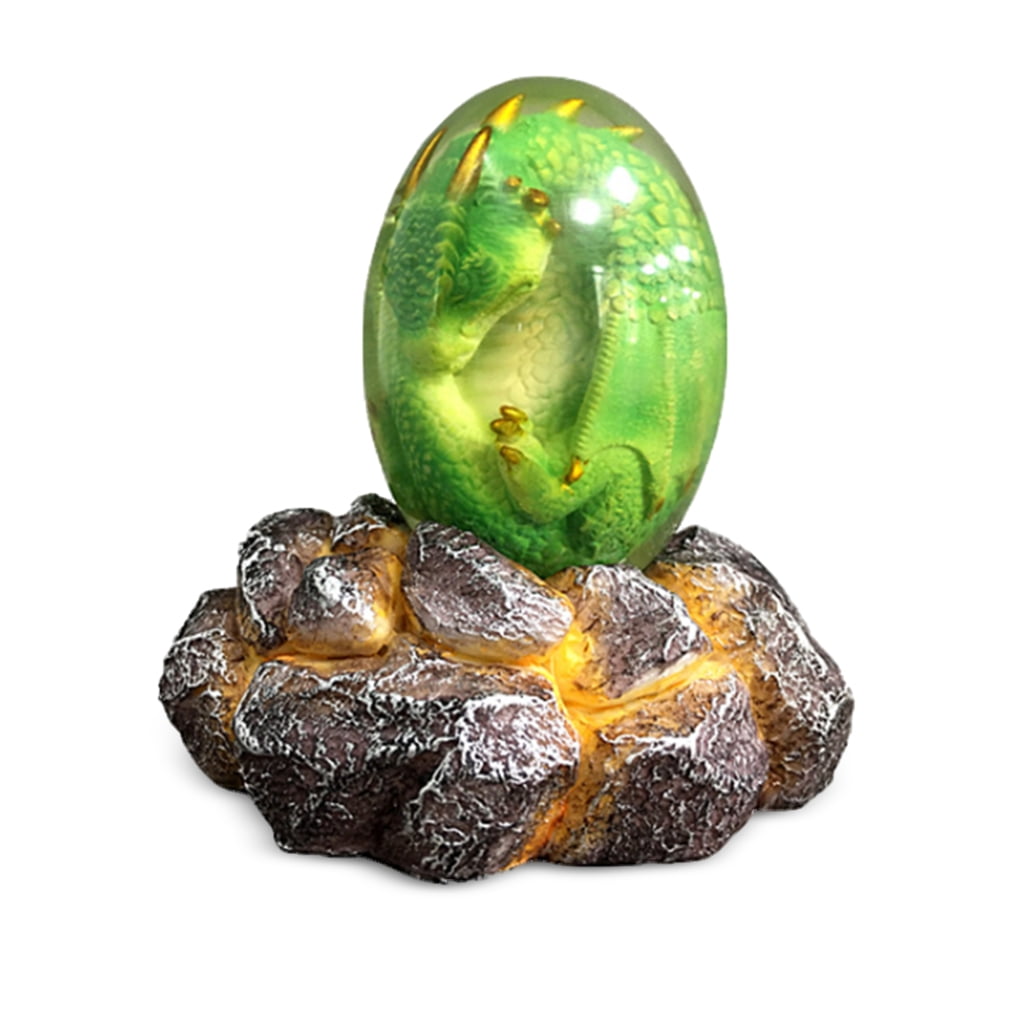 TureClos Egg Sculpture Resin Collectible Egg Toy Indoor Tabletop