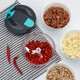 thumbnail image 3 of Multifunktionell Manuell Matberedare & Hackare med Lock och Handtag, Grönsakshackare Rivjärn, Lämplig för Lök Ingefära Paprika Frukt Hackning, 3 of 5