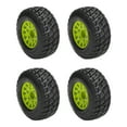 thumbnail image 3 of Accesorios para camiones RC, 4 piezas 1/10 RC neumáticos cortos para camiones RC para neumáticos de camión de recorrido corto ARRMA construidos para precisión Jadeshay A, 3 of 8