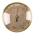 thumbnail image 1 of Barómetro, herramienta de pronóstico meteorológico, herramienta de presión de aire, accesorio robusto de alto rendimiento, manómetro para oficinas y Cara de oro, 1 of 8