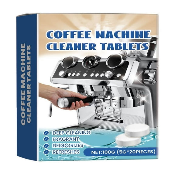 Coffee Machine Descaler Tablets, Effervescent Cleaner For Espresso Maker, 6 Pack