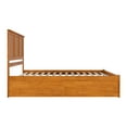 thumbnail image 4 of AFI Madison King Wood Platform Bed with Footboard and Storage Drawers, Light Toffee, 4 of 6