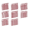 thumbnail image 4 of STIFFIE Techtron White/Burgundy 3" Alpha-Numeric Identification Custom Kit Registration Numbers  Letters Marine Stickers Decals for Boats  Personal Watercraft PWC, 4 of 9