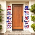 thumbnail image 5 of Chmadoxn Fourth of July Decorations, 4th of July Decorations Porch Sign, American Flag Wall Hanging Banners for Memorial Day, Independence Day, Labor Day, Veterans Day Decor Supplies, 5 of 5
