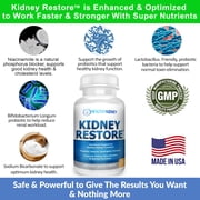 Healthy Kidney Kidney Restore: Kidney Detox Supplement plus Vitamins, for Normal Nutrition, Function & Health