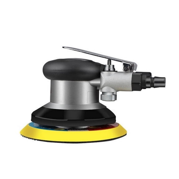 Vacuum Matte Surface Circular Pneumatic Sandpaper Random Orbital 5 Inch Air Sander Polished Grinding Machine with 10 Sandpaper ,Easy Operation