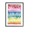 thumbnail image 4 of Geometric Watercolour Rainbow Tiles over White 16 in x 20 in Framed Painting Art Print, by Stupell Home Décor, 4 of 5