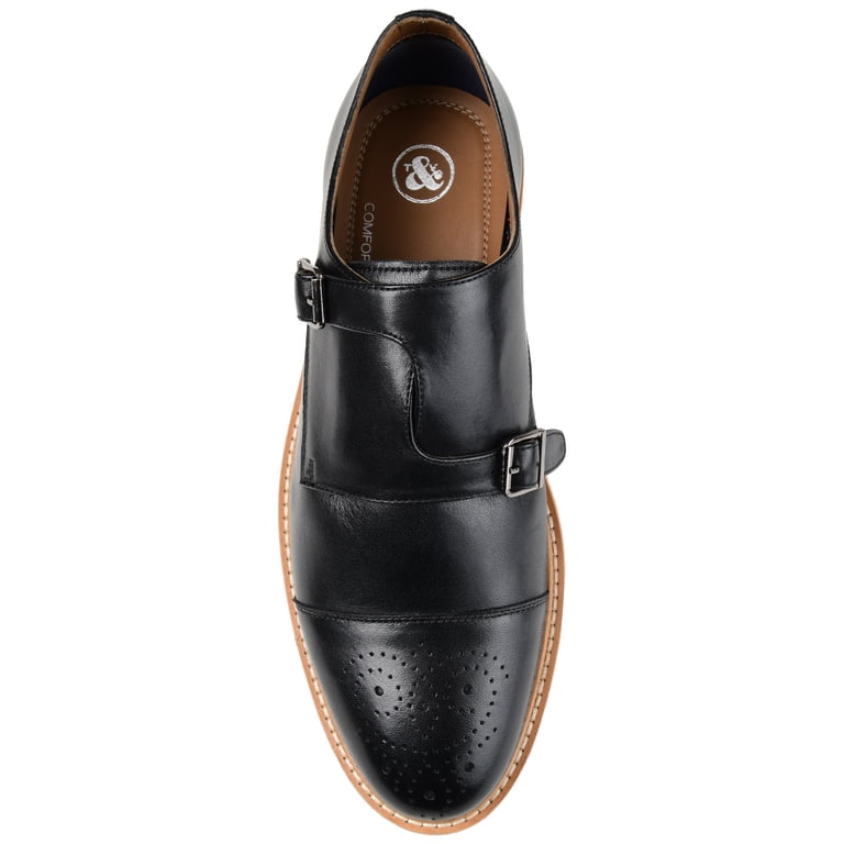 Thomas & Vine Mens Ransom Monk Strap Cap Toe Dress Shoe  display picture 3