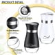 thumbnail image 3 of Salero y pimentero Ideal Kitchen Present, recipientes para condimentos modernos y fáciles de usar con protección contra la humedad impermeable para barbacoas al aire libre, decoración moderna y, 3 of 5