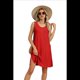 thumbnail image 3 of Vestido de Verano para Mujer, Color Rojo, Talla XL, 3 of 10