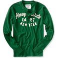 thumbnail image 1 of Aeropostale Mens Est 1987 Henley Shirt, Verde, X-Large Aeropostale henley, 1 of 1
