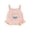 Pink, variant on Baby Girl First Birthday Outfit Knit Sweater Romper 1st Years Old Birthday Clothes Cupcake Embroidery Knitted Bodysuit Sleeveless Square Neck Overalls Jumpsuit