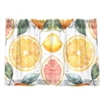 thumbnail image 7 of Yayeee Kitchen Curtains Tier Pair Light Filtering 27"x36" Rod Pocket Short Cafe Window Panel, Candy Lemon Slices, 7 of 7