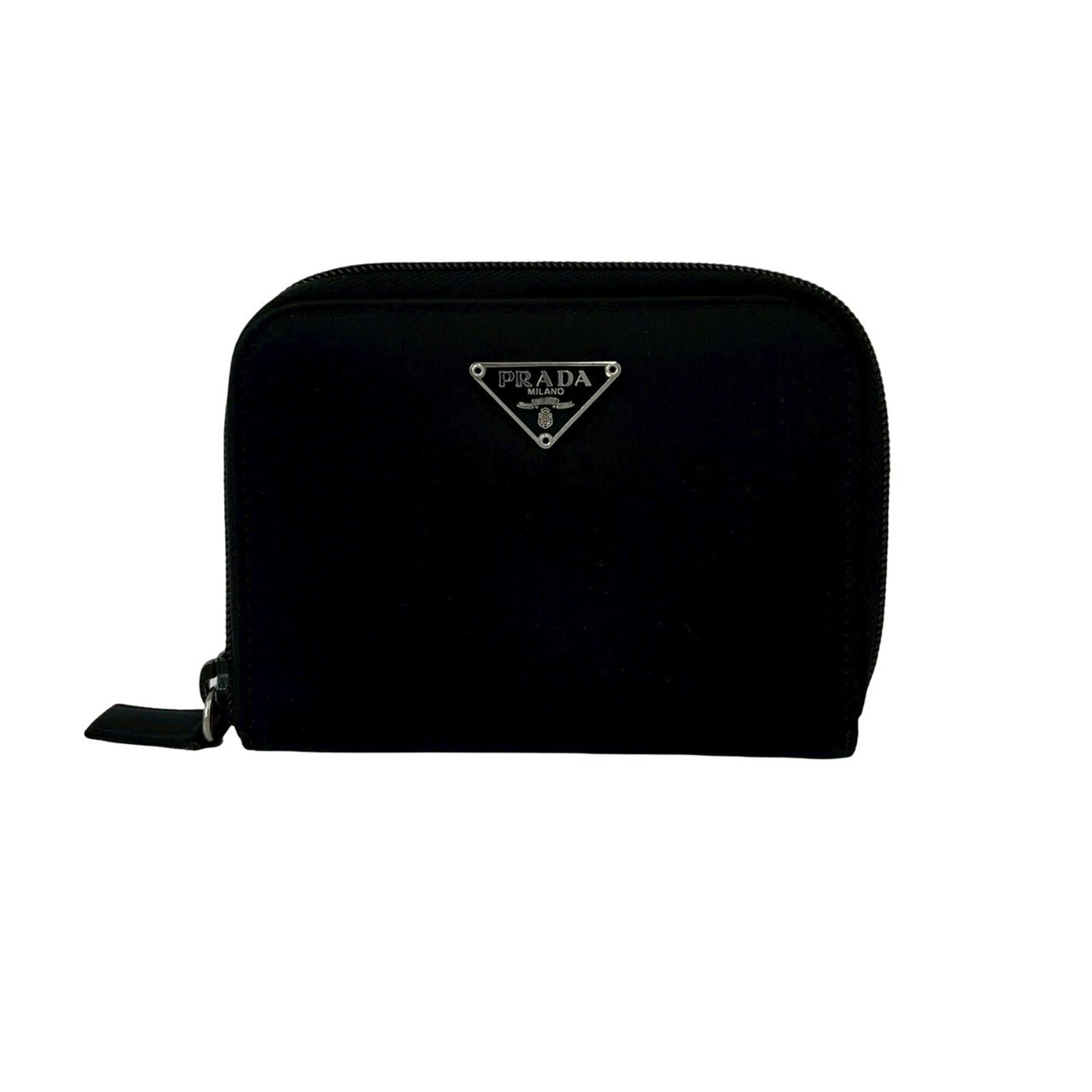 Pre-Owned PRADA Triangle Logo Hardware Tessuto Nylon Saffiano