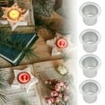 thumbnail image 2 of Minxio Small Candle Insert Metal Decorative Tea Light Holder, 50pcs, 2 of 9