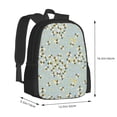 thumbnail image 2 of Balery Bees Backpack for Men and Women - Durable 600D Oxford Cloth -Large Capacity, Water-Resistant School, Travel, and Hiking Bag, 2 of 7