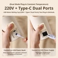 thumbnail image 5 of Portable Electric Kettle with 304 Stainless Steel Inner Liner, 500ml Capacity and Six Temperature Settings for Travel and Everyday Use, 5 of 7