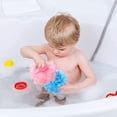 thumbnail image 4 of esponjas de baño de animales para niños, puf de baño, esponjas de baño de malla, esponjas de baño coloridas de dibujos animados, bola de ducha, esponja de spa para niños (estilo lindo) Vhermosa WMZL-2321, 4 of 7