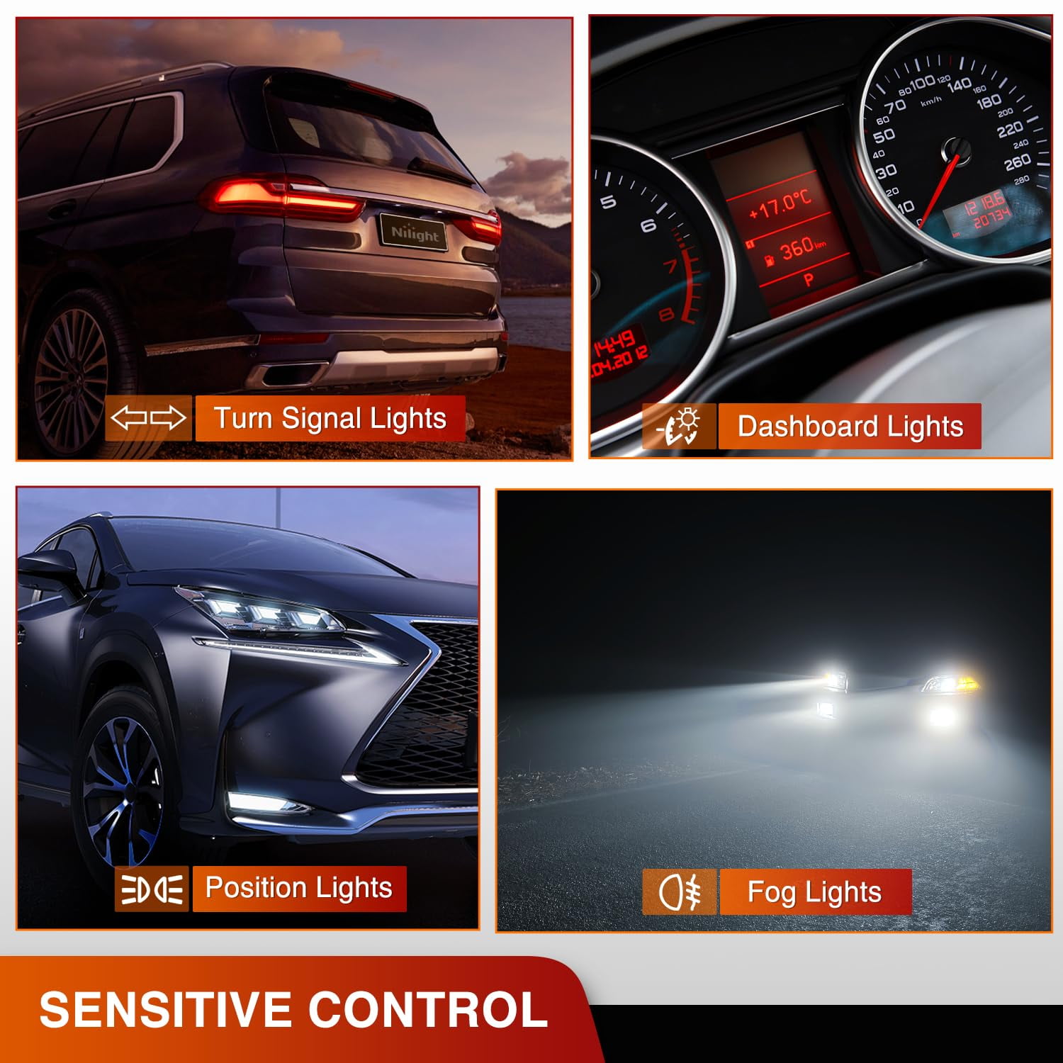 Nilight Turn Signal Switch Compatible with 2007-2018 Jeep Wrangler Compass Patriot 2008-2010 Grand Cherokee Liberty 2007-2014 Dodge Avenger Nitro 2007-2010 Chrysler PT Cruiser Sebring