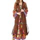 thumbnail image 5 of Disfraz Hippie Retro Salvador Mujer Vestido Chaleco SG, 5 of 10