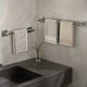 thumbnail image 3 of Soporte de toalla autoadhesivo, organizador de toallas de baño, estantes de baño, barra de toalla de mano, espacio de aluminio sin perforación, nuevo, 3 of 4
