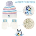 thumbnail image 4 of Bluey Bandit and Chilli Toddler Hat with Winter Mittens for Kids ? Warm Winter Hat for Toddler with Kids Mittens, 4 of 4