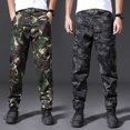 thumbnail image 5 of Pantalones harén de camuflaje para hombre, pantalones cargo de camuflaje Y2k azul marino para hombre, pantalones holgados de algodón para exteriores, pantalones estilo coreano más baratos de Harajuku, 5 of 5