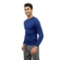 thumbnail image 5 of Fymall Men Long Sleeve Tight Quick Dry T-shirt Compression Tops, 5 of 8