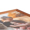 thumbnail image 5 of ArtToFrames 4" x 4" Honey Picture Frame, 4x4 inch Brown Wood Poster Frame (WOM-4093), 4 Pack, 5 of 7