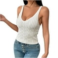 thumbnail image 4 of Ruimatai Women's V-Neck Tank Top Sleeveless Stretch Camisole Soft Comfortable Layering Shirt Casual Summer Blouse, 4 of 6