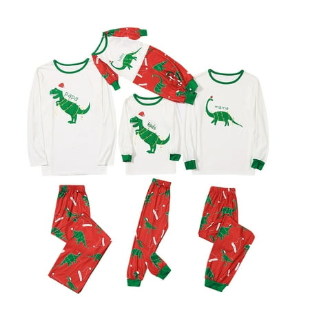

Christmas Pajamas for Family Matching Jammies Holiday Xmas Sleepwear Set for Women Men Kids
