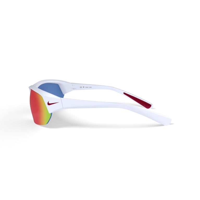 NWT Nike SKYLON ACE FQ4683 White Rectangle 69mm Sunglasses Nike Skylon Ace 69mm Rectangular Sunglasses | Nordstromrack main image 4