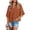 Brown, variant on Women Half Sleeve Loose Fit Top Loose Fitting Tops for Women Elbow Sleeve Tees for Women Basic Flowy Tops Solid Blouses for Women Bat Sleeve Top Casual Tunic Tops Blue 3XL