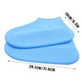 thumbnail image 2 of Couvre-chaussures en Silicone Couvre-Chaussures Imperméables Couvre-Chaussures pour Femmes et Hommes Trench-Coat Court pour Femmes, 2 of 3