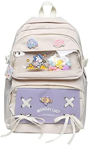 BINGTIESHA Amanda The Adventurer 3D Print kawaii Backpack School Bag 