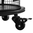 thumbnail image 2 of hometrends 3 Tier Round Wire Cart with Wheels, 2 of 3