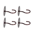 thumbnail image 4 of Iron Wall Mount Lanterns Ceiling Hooks,4 Pcs Wall Mount Ceiling Hooks Iron Wall Mount Hangers Optimal Efficiency, 4 of 14