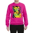 thumbnail image 2 of Wild Bobby, Colorful Woman Marilyn Monroe Pop Culture Unisex Crewneck Graphic Sweatshirt, Fuschia, 2XL, 2 of 3