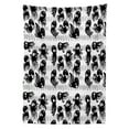 thumbnail image 3 of Ambesonne Octopus Tablecloth Rectangular Table Cover, Wildlife in Sea Cartoon, 60"x84", Black Grey White, 3 of 4